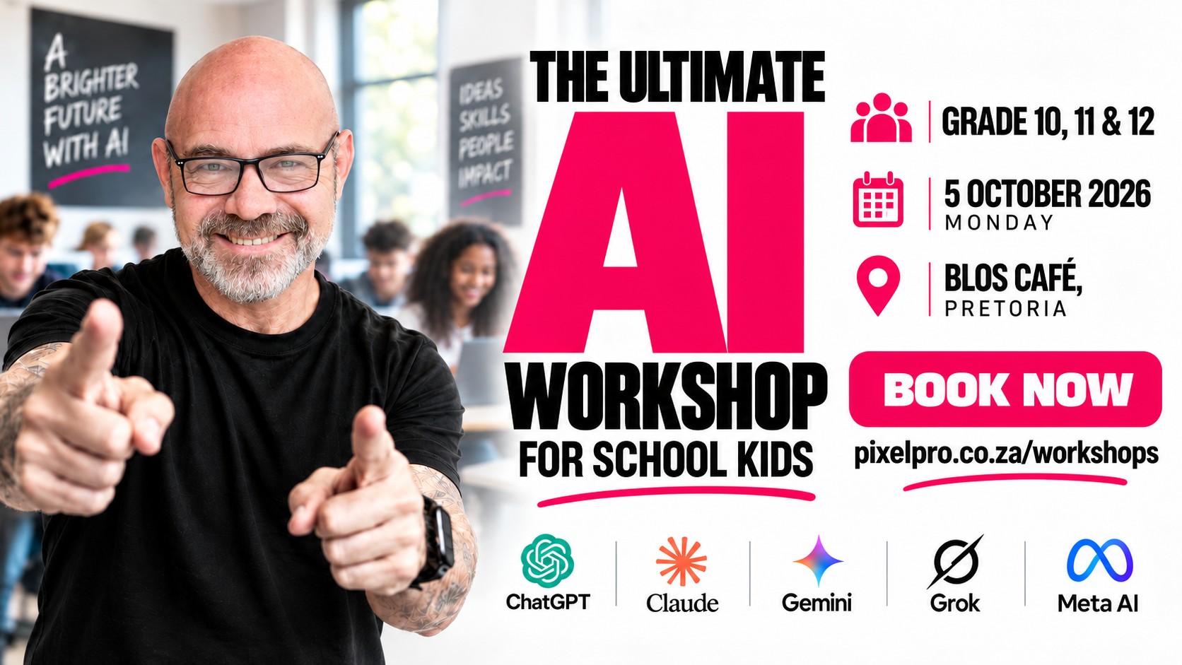 Pixel Pro Media AI workshop in Pretoria